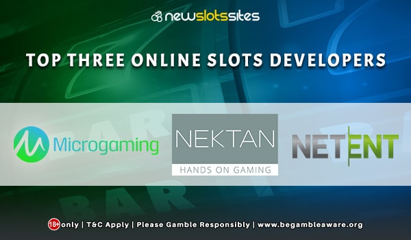 Top Three Online Slots Developers